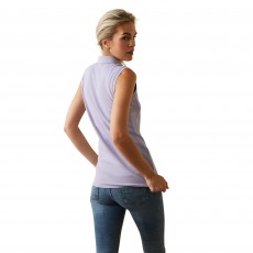 Ariat Womens Prix 2.0 Sleeveless Polo (Heirloom Lilac)