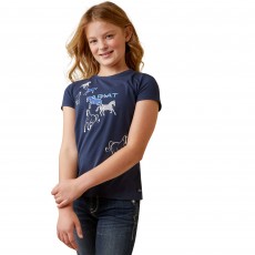 Ariat Youth Frolic T-Shirt (Navy Eclipse)