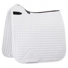 LeMieux ProSport Cotton Dressage Square Saddlecloth (White)