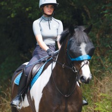 Woof Wear Ride on Fly Mask (Turquoise)