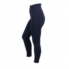 Woof Wear Riding Tights - Knee Patch (Navy)