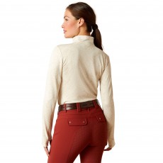 Ariat Women's Prophecy 1/4 Zip Long Sleeve Baselayer (Petrified Oak)