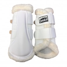 *Damaged Packaging* Eskadron Classic Mesh Brushing Boots (White)