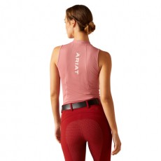 Ariat Womens Hailey Sleeveless Base Layer (Dusty Rose)