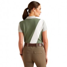 Ariat Womens Taryn Short Sleeve Polo (Duck Green)