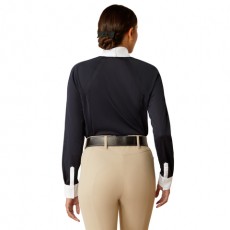 Ariat Womens Sunstopper 3.0 Pro Show Shirt (Navy)