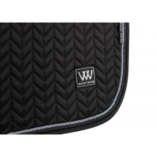 Woof Wear Herringbone Dressage Saddle Cloth (Black)