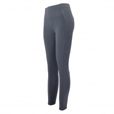 Woof Wear Ladies Winter Riding Tights - Full Seat (Slate)