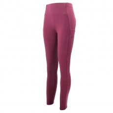 Woof Wear Ladies Winter Riding Tights - Full Seat (Plum)