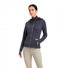 Ariat Women's Lumina Full Zip Hoodie (Ebony)
