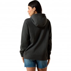 Ariat Womens Logo 2.0 Hood (Charcoal Heather) Ariat Womens Logo 2.0 Hood (Charcoal Heather)