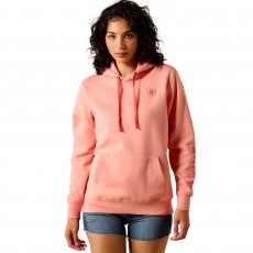 Ariat Womens Logo 2.0 Hood (Peach Amber Heather) Ariat Womens Logo 2.0 Hood (Peach Amber Heather)