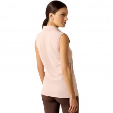 Ariat Womens Prix 3.0 Sleeveless Polo (Sepia Rose)