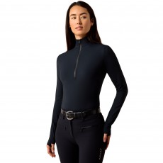 Ariat Womens Solveil 1/2 Zip Long Sleeve Baselayer (Black)