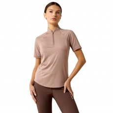 Ariat Womens Soquel 1/4 Zip Short Sleeve Baselayer (Antler) Ariat Womens Soquel 1/4 Zip Short Sleeve Baselayer (Antler)