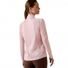 Ariat Womens Sunstopper 3.0 Long Sleeve Baselayer (Sepia Rose Horse Park)