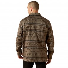 *OUTLET* Ariat Men's Caldwell Printed Shirt Jacket (Beige) *OUTLET* Ariat Men's Caldwell Printed Shirt Jacket (Beige)