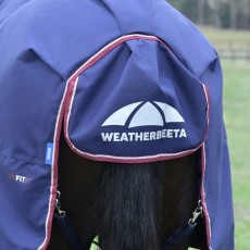 Weatherbeeta ComFiTec Essential Turnout Combo Neck 50g (Navy/Burgundy)