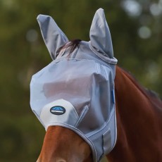 Weatherbeeta ComFiTec Fine Mesh Fly Mask With Ears (Grey) Weatherbeeta ComFiTec Fine Mesh Fly Mask With Ears (Grey)