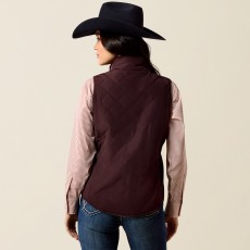 Ariat Womens Dilon 2.0 Reversible Insulated Vest (Chocolate Plum/Lakeside Southwest) Ariat Womens Dilon 2.0 Reversible Insulated Vest (Chocolate Plum/Lakeside Southwest)