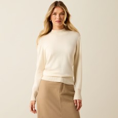 Ariat Womens Coney Sweater (Antique White) Ariat Womens Coney Sweater (Antique White)
