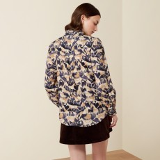 Ariat Womens Cricklade Blouse (Navy Coincide Print)