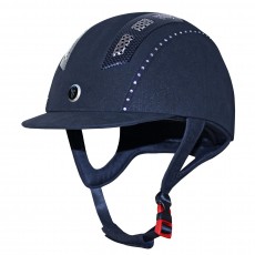 Gatehouse Chelsea Air Flow Pro Riding Hat Crystal (Suedette Navy) Gatehouse Chelsea Air Flow Pro Riding Hat Crystal (Suedette Navy)