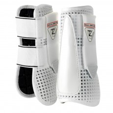 Equilibrium Tri-Zone Open Fronted Tendon Boots (White)