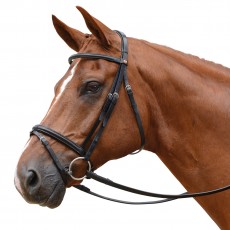 Albion KB Competition Snaffle Bridle with Flash (20mm Thickness)
