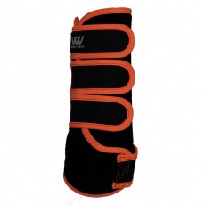 Woof Wear Dressage Wrap Colour Fusion (Black/Orange)