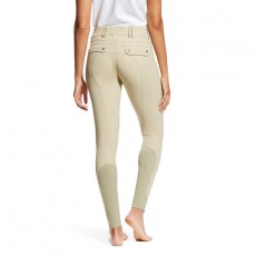 Ariat Women's Tri Factor Grip Knee Patch Breech (Tan)