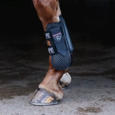 Equilibrium NEW Tri-Zone Open Fronted Tendon Boots (Black)