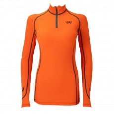 Woof Wear Ladies Performance Riding Shirt (Orange)