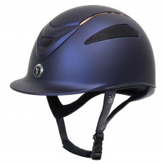 Gatehouse Conquest MKII Riding Hat (Navy/Rose Gold Ltd Ed)
