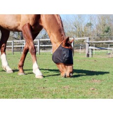 Equilibrium Field Relief Midi Fly Mask No Ears (Black/Orange)