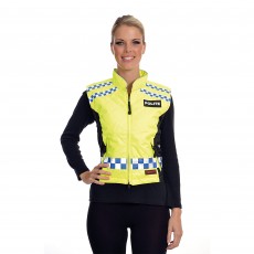 Equisafety Adults Polite Quilted Hi-Vis Gilet (Yellow)
