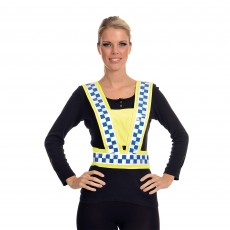 Equisafety Adults Polite Reflective Hi-Vis Adjustable Body Harness (Yellow)