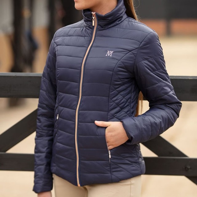 Mark Todd Women's Rhapsody Jacket (Navy/Rose Gold) Cool Equestrian