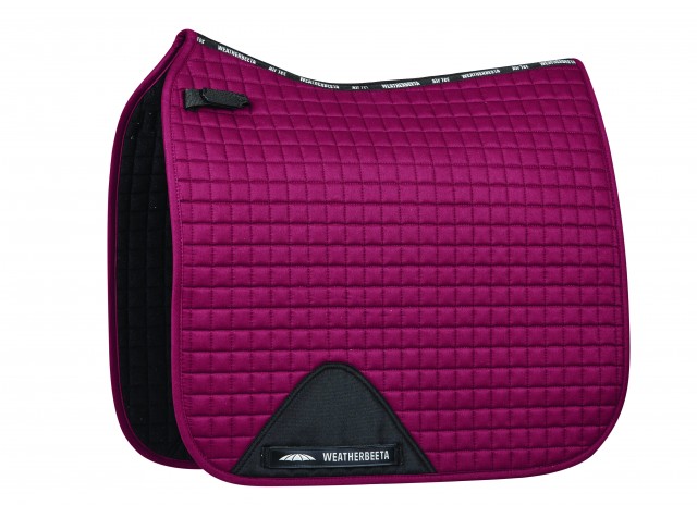 Weatherbeeta Prime Dressage Saddle Pad (Maroon)