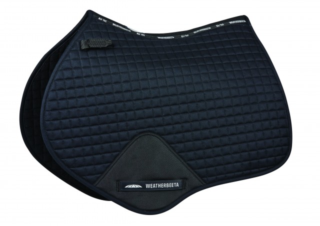 Weatherbeeta Prime Jump Shaped Saddle Pad (Black)