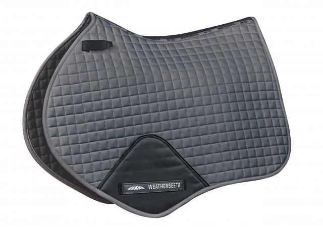 Weatherbeeta Prime Jump Shaped Saddle Pad (Grey)