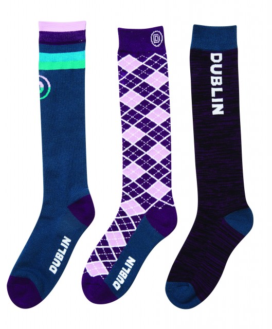 Dublin Adults 3 Pack Socks (Charisma Argyle)