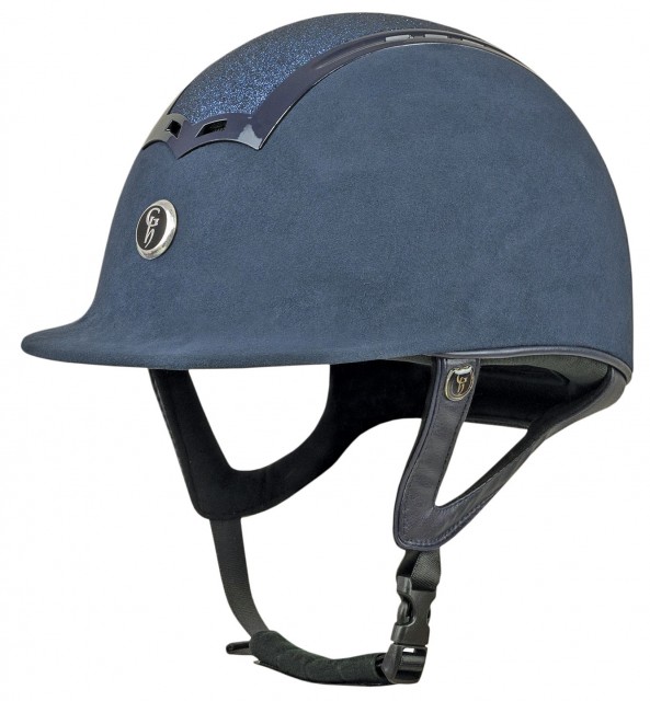 Gatehouse Ciana Riding Hat (Suede Navy/Glitter)
