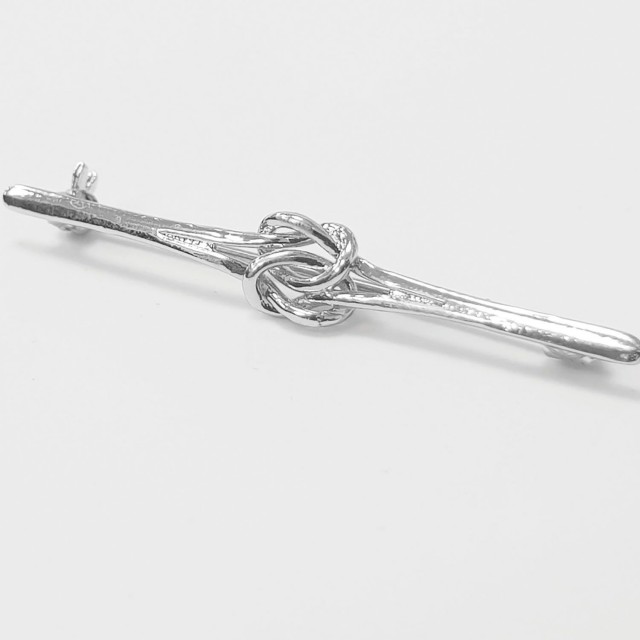 Equetech Knot Stock Pin (Silver)