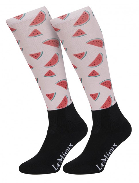 LeMieux Adults Footsie Sock (Watermelon)