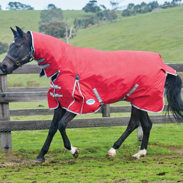 Weatherbeeta ComfiTec Classic Turnout Combo 100g Med/Lite (Red/Silver/Navy)