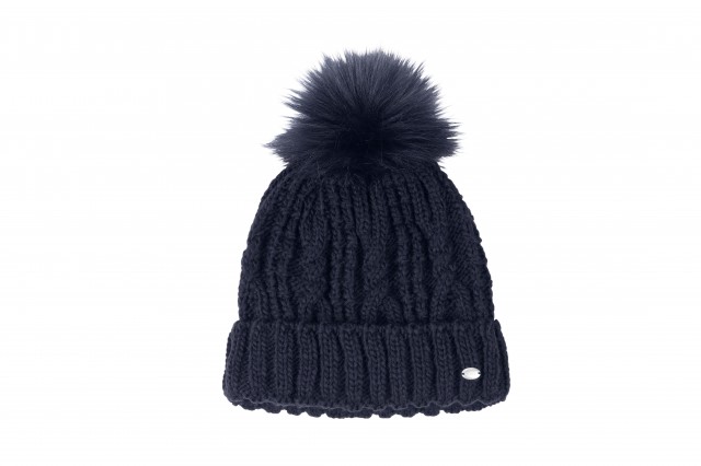 Pikeur Ladies PomPom Hat (Dark Navy)