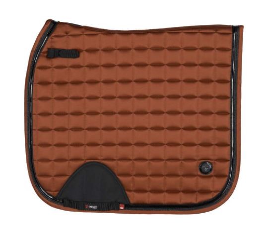 Catago FIR-Tech Elegant Dressage Saddlepad (Dark Caramel)