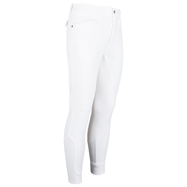 Euro-Star Mens Camillo Full Grip Breeches (White)