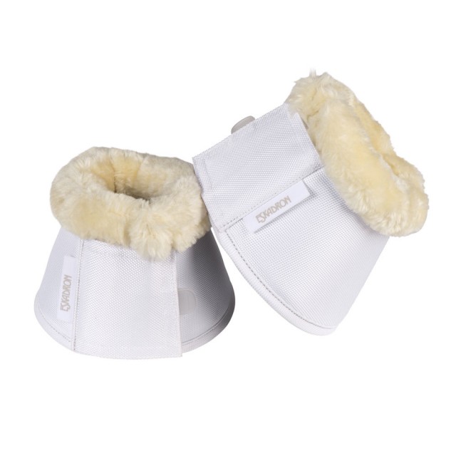 Eskadron Classic Faux Fur Over Reach Boots (White)